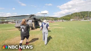 Relief begins to flow into communities cut off by Helene