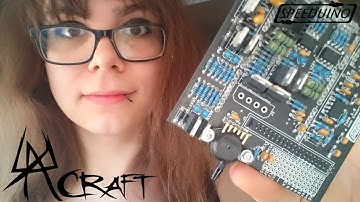 Stuffing and soldering the  Speeduino 0.4.3c Board  Closeup!