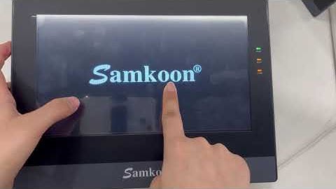 How to Access the Hidden Settings Menu on Samkoon HMI | Long-Press Logo Function Guide