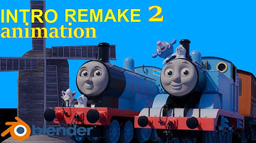 Thomas & Friends intro with Pokémon blender animation