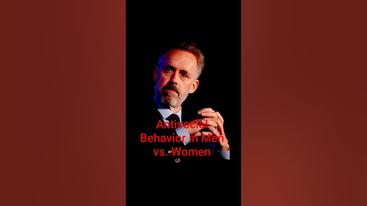 Antisocial Behavior in Men vs. Women. #motivation short.#jordanpeterson