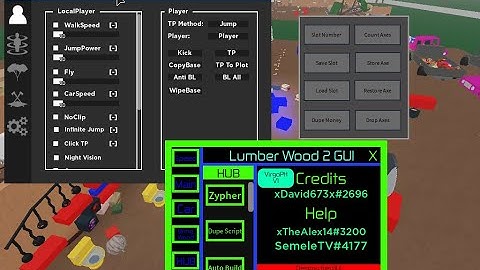 NEW OP GUI! (LUMBER TYCOON GUI!) [NOT PATCHED!] LUMBER TYCOON 2 ROBLOX (VIRGOPH!)