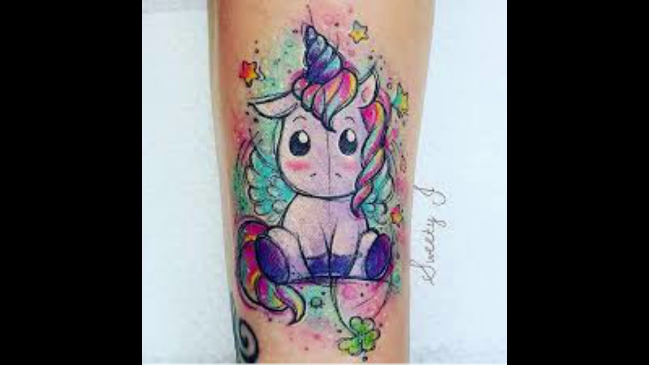 50 Unicorn Tattoo Designs & Ideas - YouTube