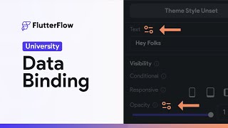Data Binding/Set From Variable | FlutterFlow University