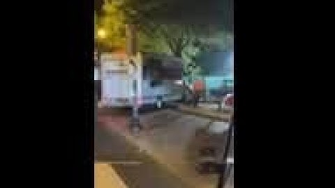 U-Haul Crashes into Barrier Near White House Video from Chris Zaboji