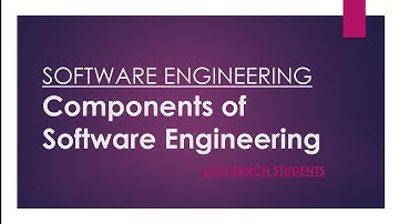 Components of Software Engineering|More useful content in description👇| @LastBenchStudents3 #video
