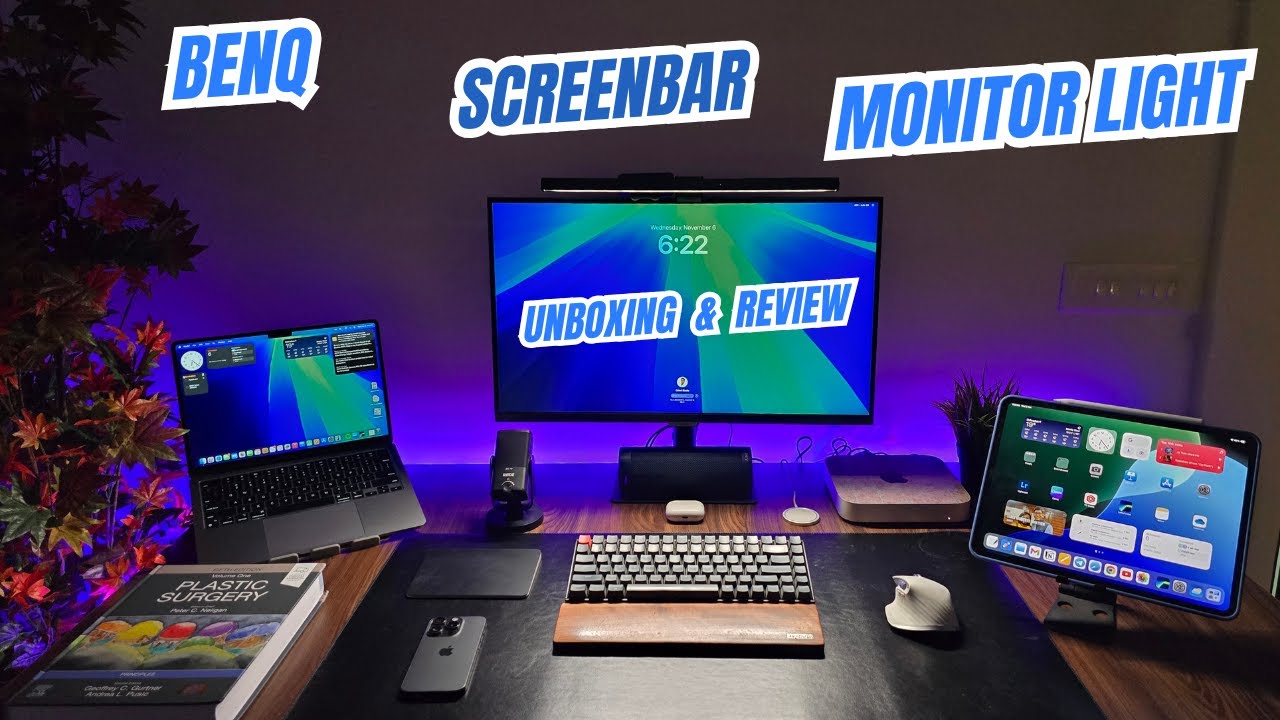 その他 BenQ ScreenBar Monitor Light Amazon.com: BenQ Screenbar E-Reading LED Computer Monitor