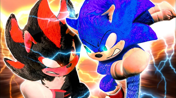 Movie Sonic VS Movie Shadow - Sonic Plush Smackdown