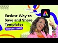 Adobe Express 2024: Save & Share Templates Easily ✨