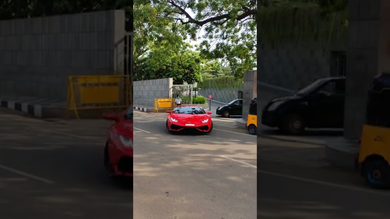 Lamborghini Huracan × Mustang GT in Chennai India 