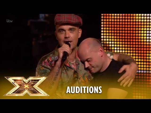 Robbie Williams Makes Andy Hofton´s Dream Come True! | The X Factor UK 2018 class=