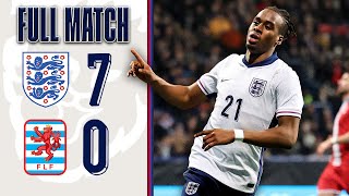 FULL MATCH | England U21 7-0 Luxembourg U21 | UEFA EURO U21 Qualification | Group F | England image