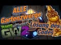 Alle 54 Gartenzwerge | Lösung des Zwergen Codes | Plants Vs. Zombies Garden Warfare 2