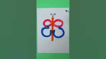 Make a Colorful Tissue Paper Butterfly with #WOWCube! 🦋🎨