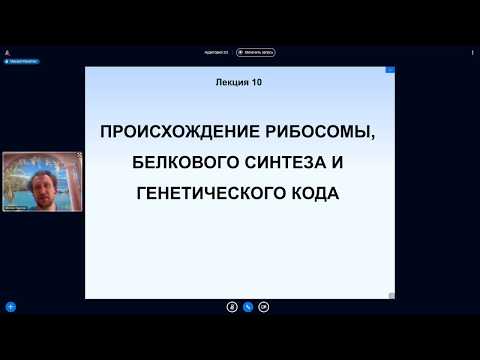 Михаил Никитин. Лекция 9. Происхождение рибосомы, белкового синтеза и генетического кода.