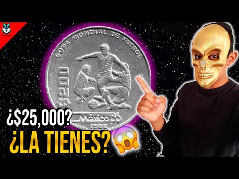 ¿La VALIOSA Moneda? del Mundial de México 1986, dicen vale $25,000