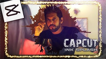 AE/AM like ink splash/blot transition in capcut | ink transition