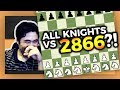 All Knights vs. 2866 Rated Player? | Subscriber Odds Games With Hikaru Nakamura