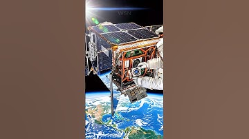 Precision in orbit: An astronaut