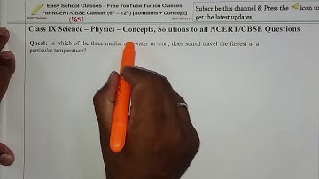 Chapter 12 : SOUND - Class 9 Physics - NCERT Page 166,167,168 Exercise Question Solutions