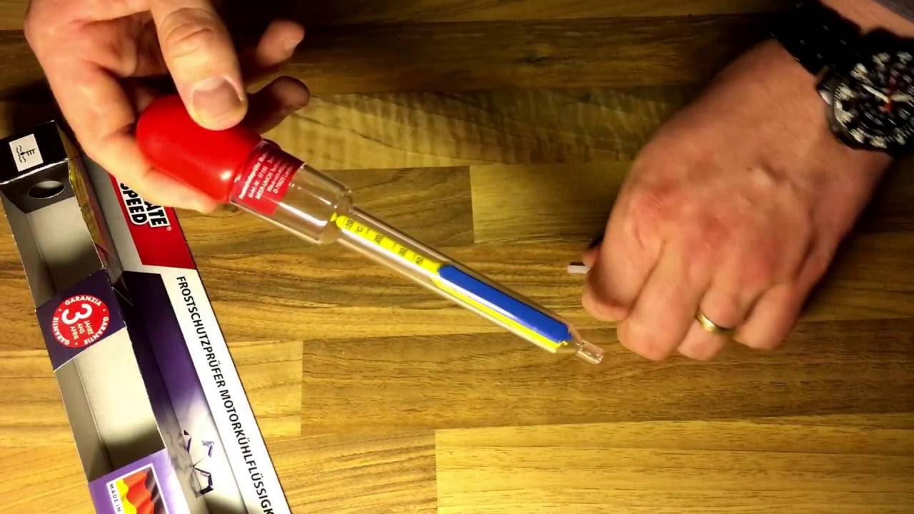 Ultimate Speed engine liquid anti freeze tester unboxing and assembly YouTube