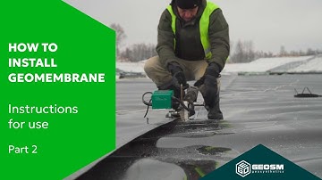 How to install geomembrane? | Geosynthetics application manual #2