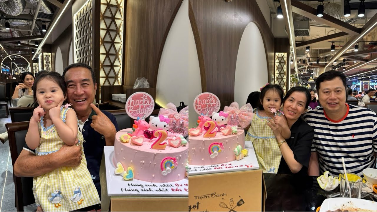 Sinh Nhật Bối Bối 2 Tuổi tại Buffet Poseidon Vincom Plaza 3/2 Quận 10