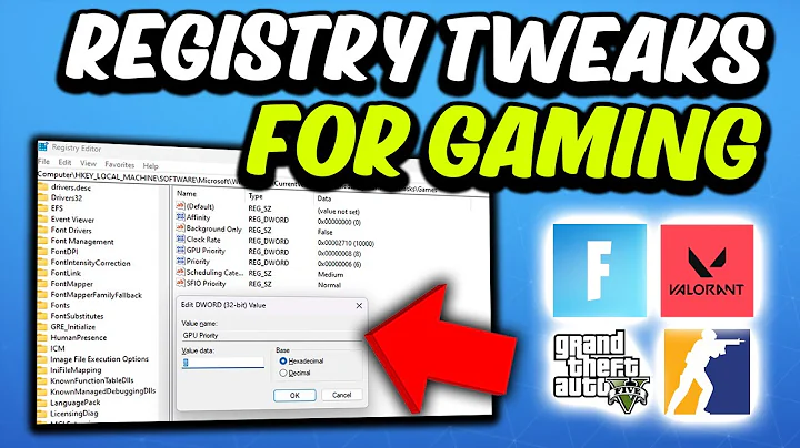 5 BEST Windows Registry Tweaks to BOOST FPS in ALL Games! (Windows Optimization 2025)