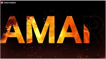 Amar Name WhatsApp Status || Amar Name Art Video || New Attitude Status Video