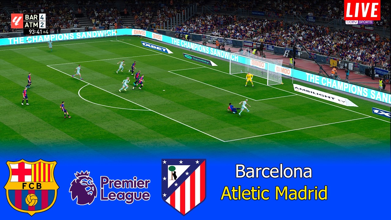 Barcelona vs Atletic Madrid - UEFA Champions League 2026 | Full Match All Goals | PES 21 Gameplay