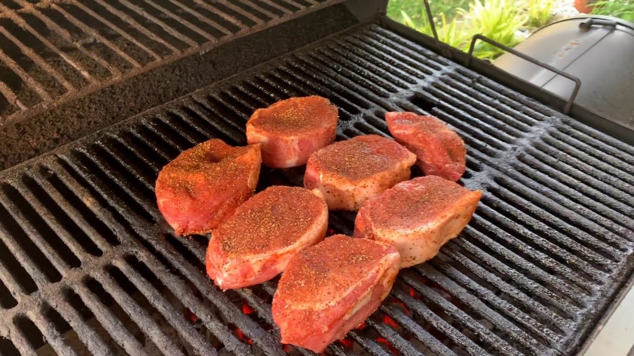 Easy Grilled (Charcoal) Pork Chops YouTube