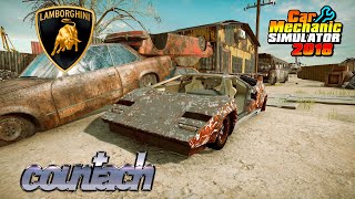 Restoration of abandoned Lamborghini Countach - Car Mechanic Simulator 2018