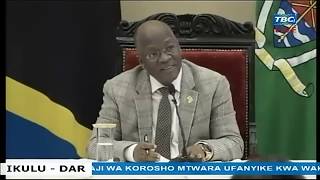 Rais Magufuli ambana LIVE Askofu awataje kwa majina watu aliosema wameiba!