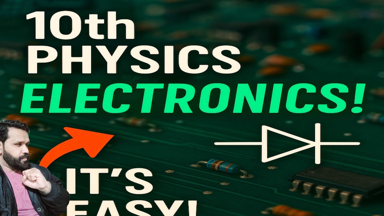 10th physics chapter 16 lecture 1: basic electronics - YouTube