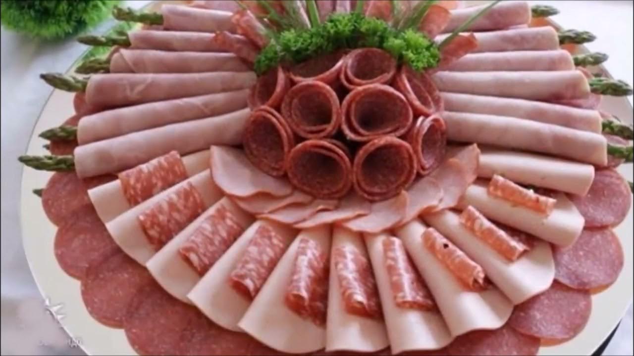Украшение мясной нарезки