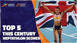 Highest Points Scored In Heptathlon Of The 21st CENTURY | Top 5 | European Athletics Championships