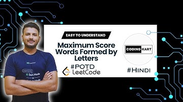 1255. Maximum Score Words Formed by Letters | BACKTRACKING | LeetCode POTD | HINDI | TUROTIAL - 49