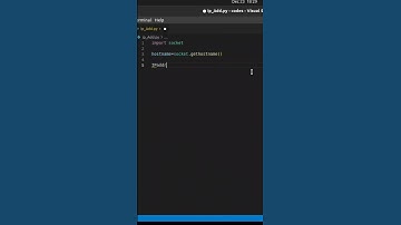 Python program to find IP address of your computer