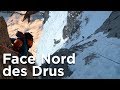 2 face nord des drus petit dru voie pierre allain raymond leininger chamonix montblanc alpinisme