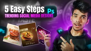 Latest Photoshop Design Tutorial | step-by-step |  In Hindi | Prince Editz