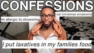Innocent black man reads your confessions