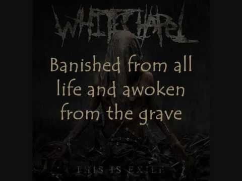 Whitechapel This Is Exile Lyrics ONSCREEN 