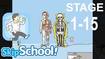 Skip School! Escape Game Stages 1-15 Part 1 (iOS,Android)