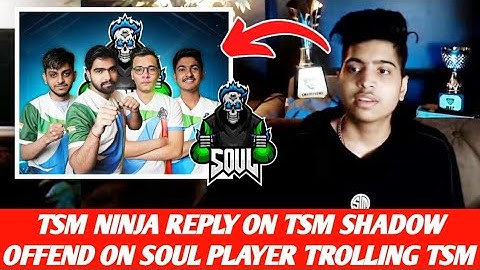 TSM Ninja reply on Soul player trolling TSM l Reply why Shadow Offend on Soul player?