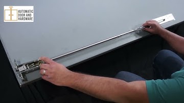 How To Install a Corbin Russwin ED5800 Concealed Vertical Rod Panic Bar on a Hollow Metal Door