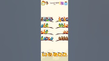 Bird sort calar game leval 1297 #leveldesign #playgaming #colorgame #gameplay #colorconcept #video