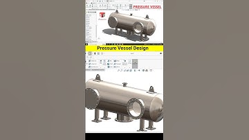 How to Design Pressure Vessel #design #solidworks #vessel #engineering