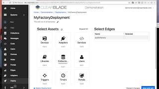 Deployment1 - Create - ClearBlade - Docs - v3 -Developers