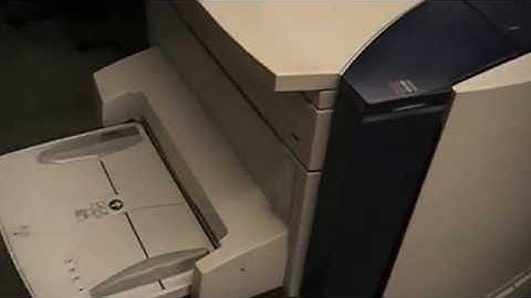 Demonstration / Demo Xerox ColorQube 9301 50PPM Colour / Color Photocopier - W/ Booklet Maker