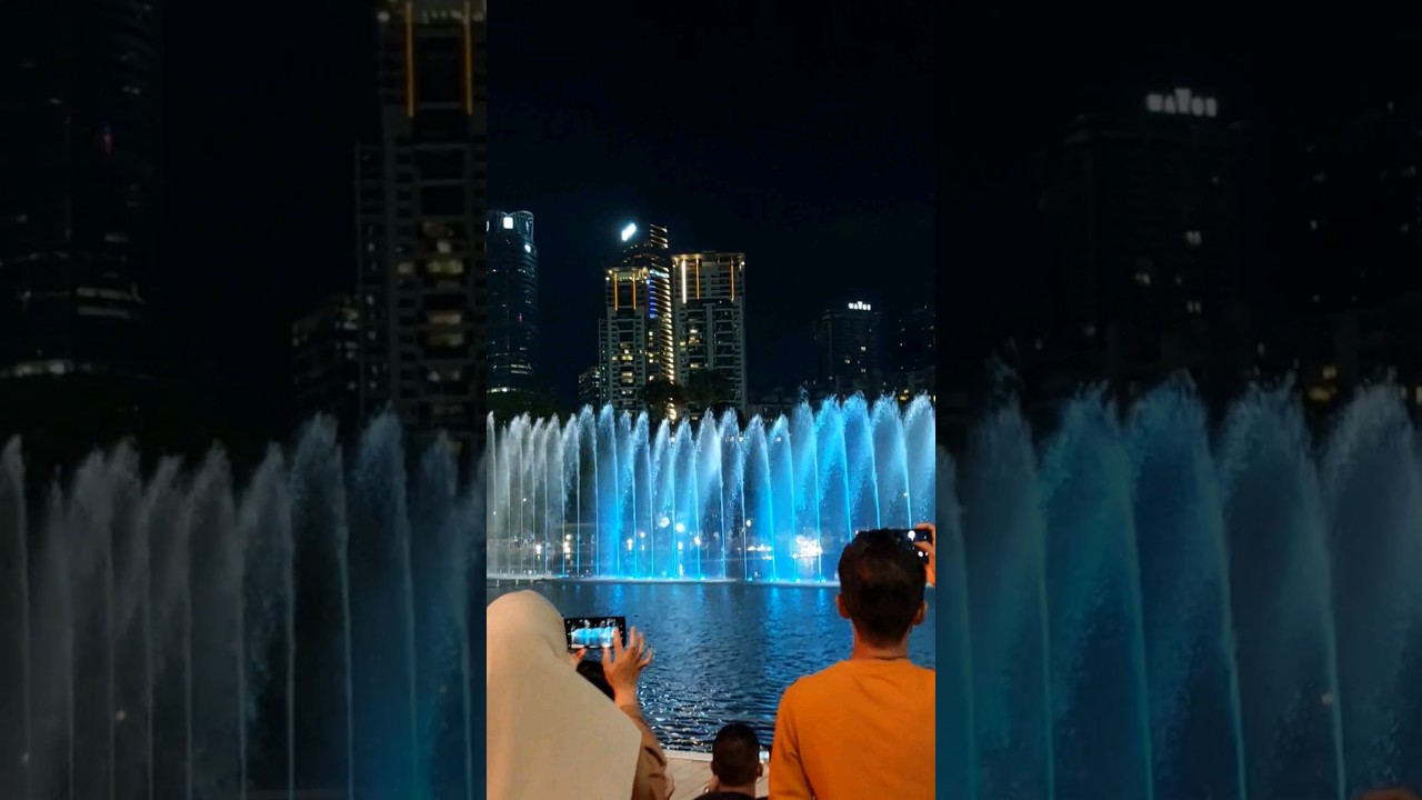 Water Fountain Show. Symphony Lake, KLCC Malaysia. | 